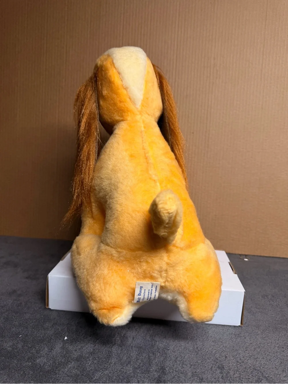 Vtg 1970s California Stuffed Toys Disney Lady Plush Dog Long Furry Ears 12